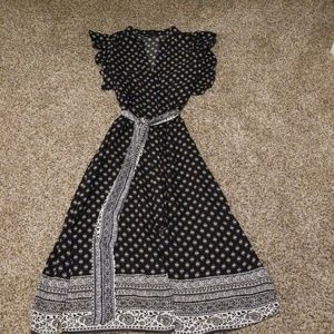 Brand new never worn Black dress with design